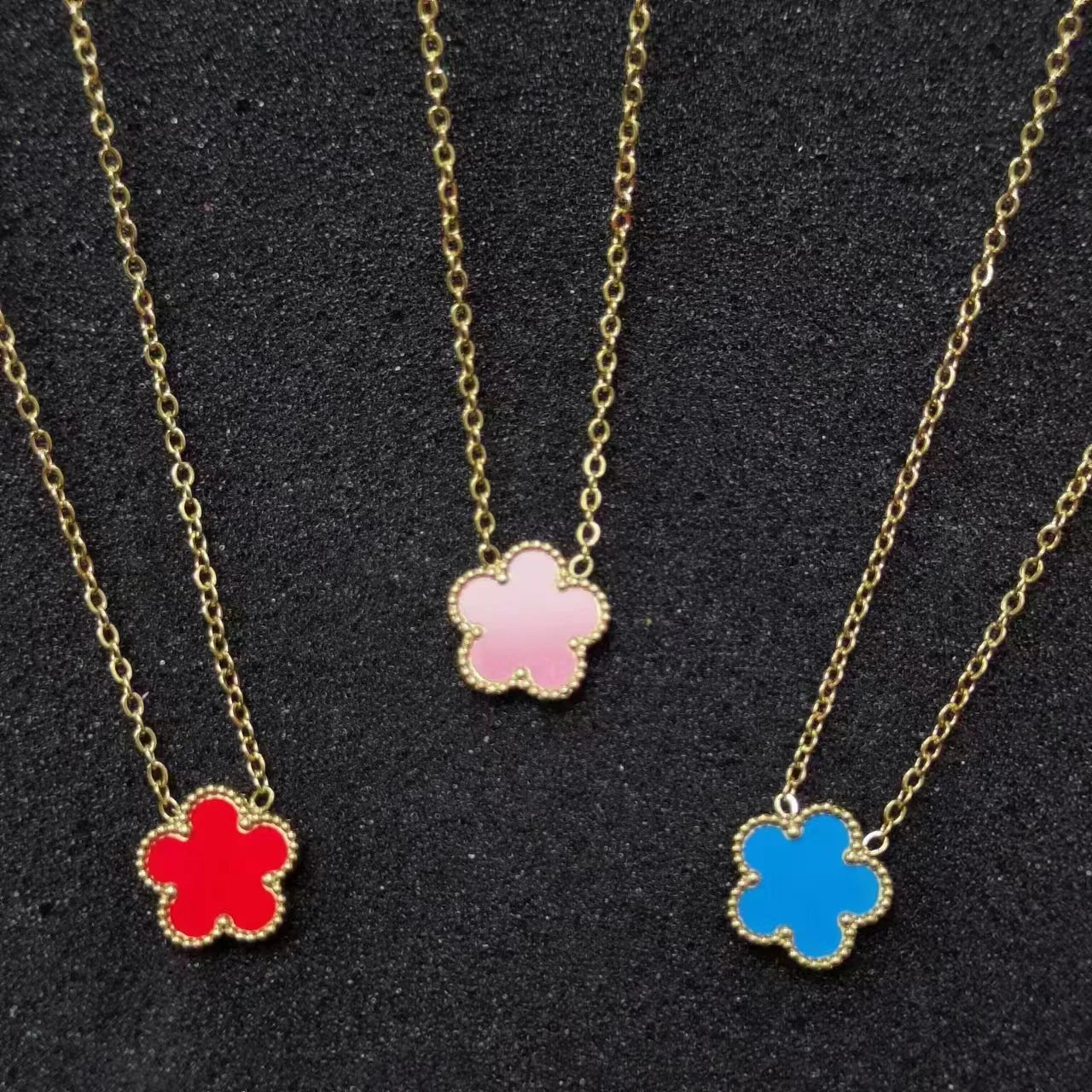 Delicate Clover Pendant (Crafted with intricate details, it adds a touch of sophistication to any outfit