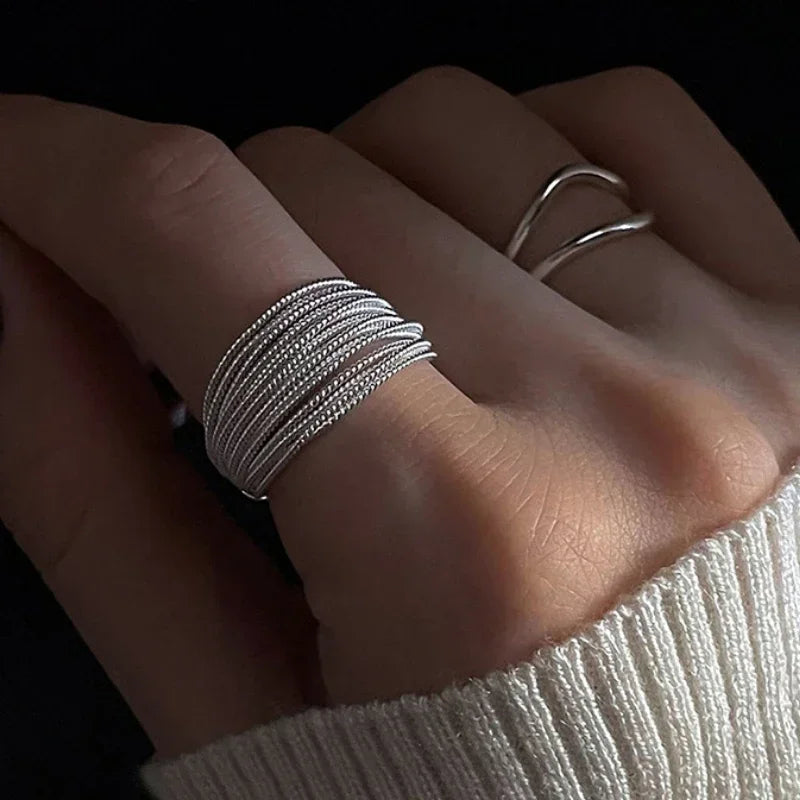 Legacy Silver Ring (Introducing our luxury-plated ring, the perfect combination of elegance and sustainability)